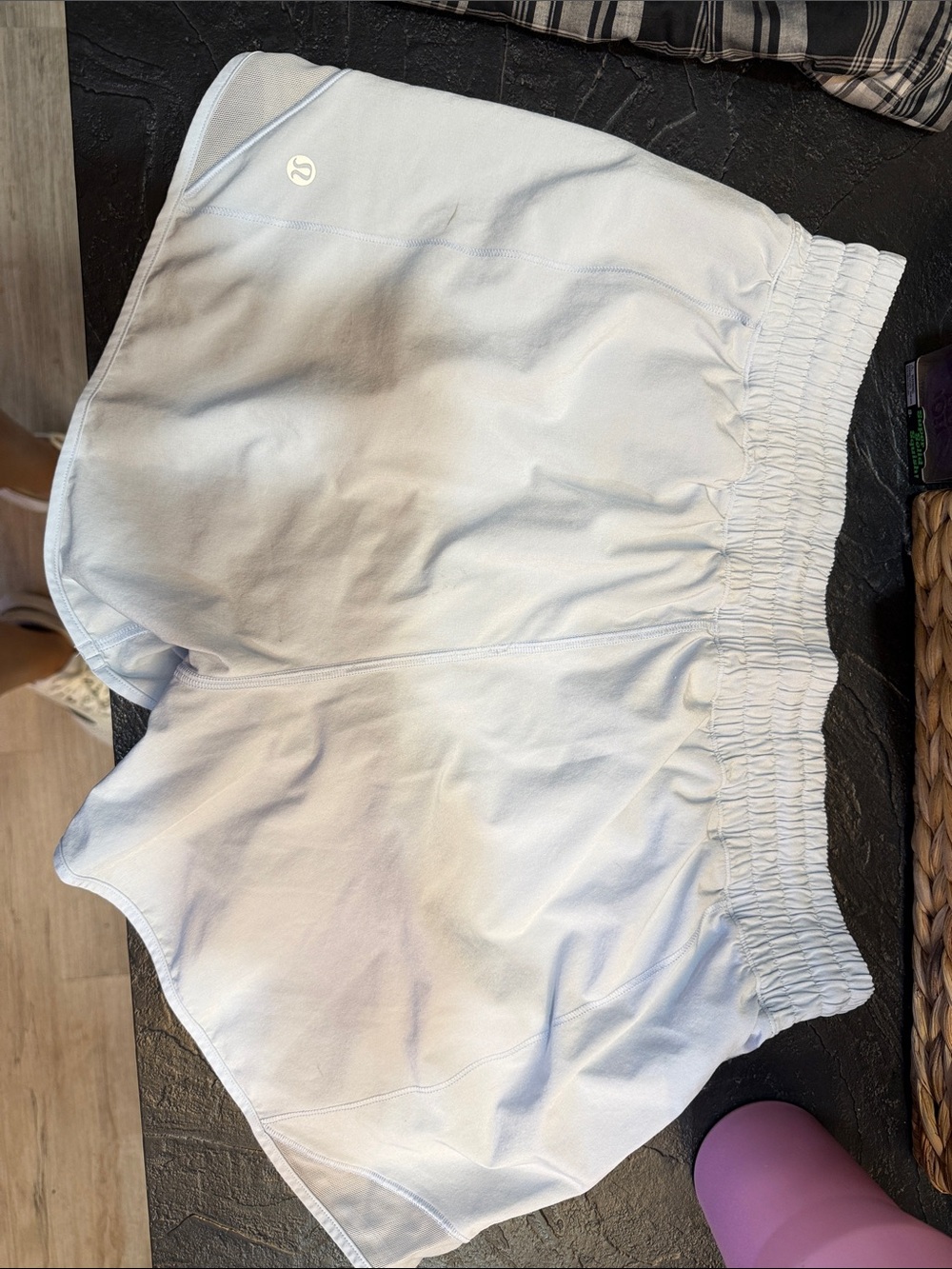 Lululemon Light light blue Athletic Shorts women 4” size 10